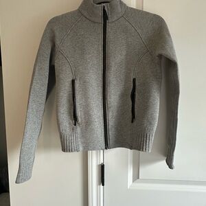 Lululemon Scuba Gray Zip-Up Jacket